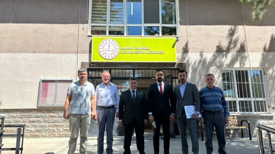 Elmadağ İlçe MEM Müdürü Aytaç Özel’e Ziyaret